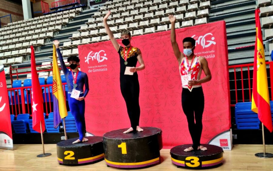 Gimnastas del Club de Gimnasia Ritmica Arganda