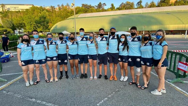 Club Municipal de Patinaje de Arganda en el Campeonato de España de Pista de categorías Junior.Senior