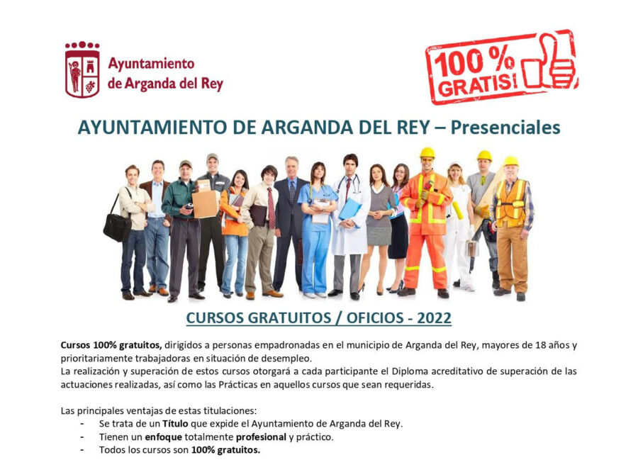 El Ayuntamiento de Arganda ofrece cursos gratuitos para trabajadores y ...
