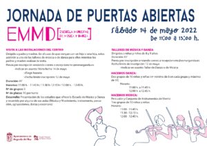 Jornada de puertas abiertas Escuela Música y Danza