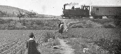 El tren de Arganda - 1901. (www.spanishrailway.com)